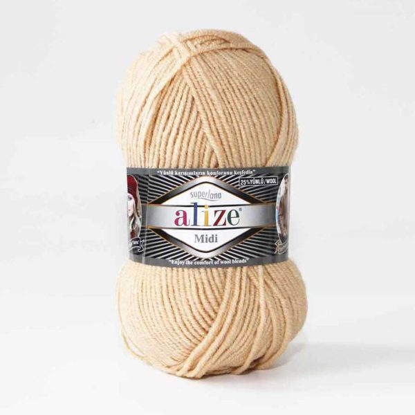 Νήμα Alize Superlana Midi Μπεζ