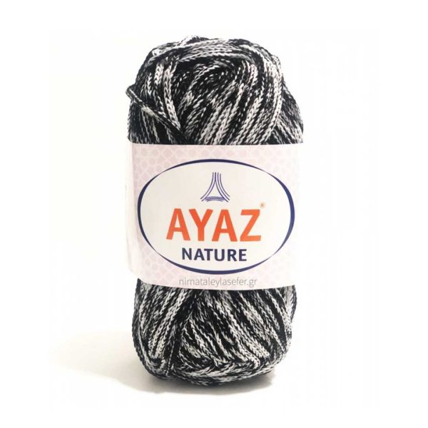 Νήμα Ayaz Nature Ασπρόμαυρο